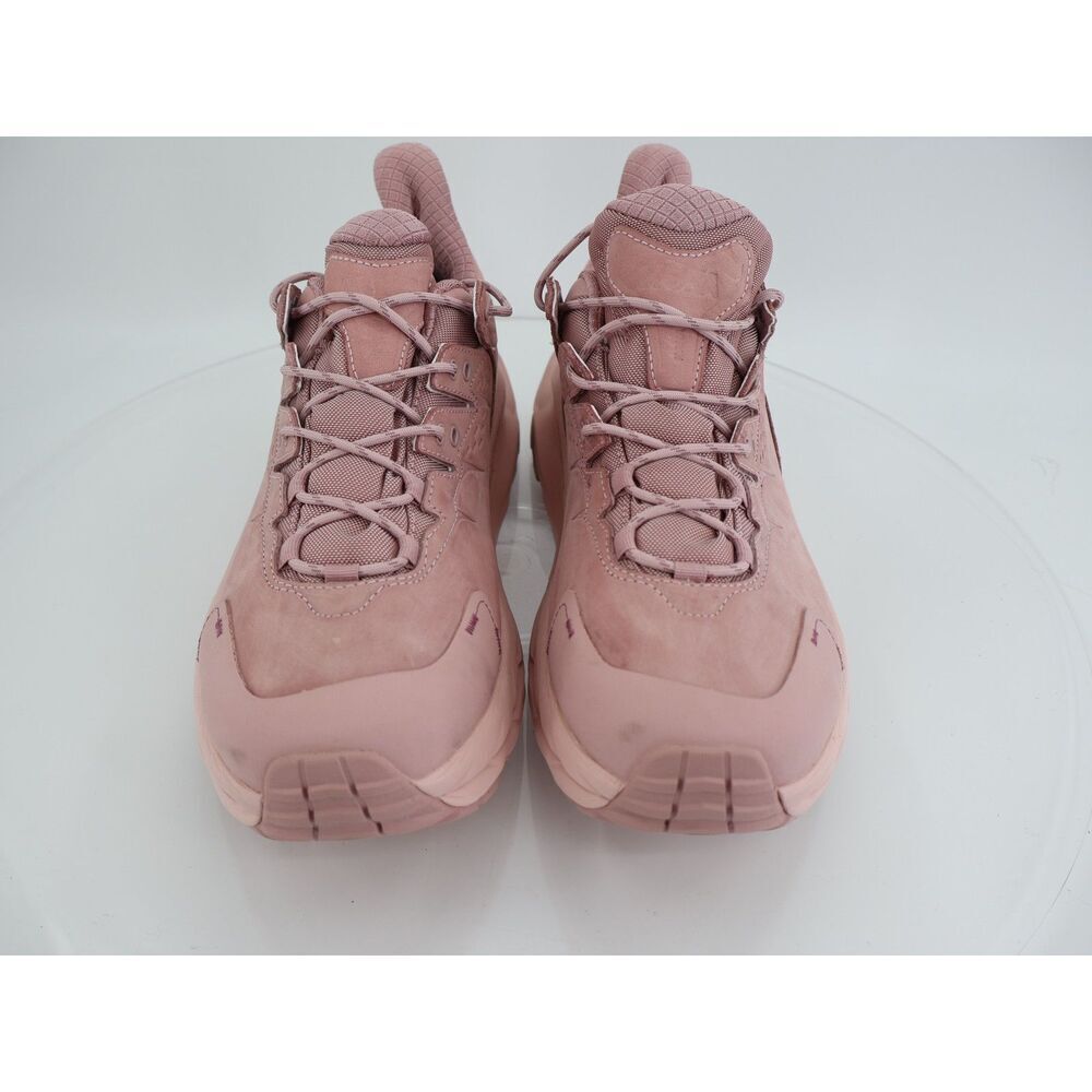 Hoka One One Kaha 2 Low GTX Hiking Shoes Unisex Pink Blush Size Women 13 Leather - Picture 2 of 14